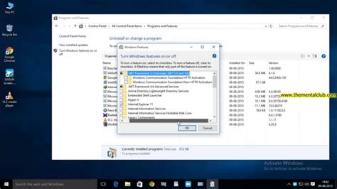 net framework windows 10